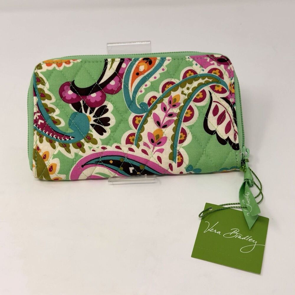 Vera Bradley Retired Tutti Frutti Accordion Wallet Zip Around NWT